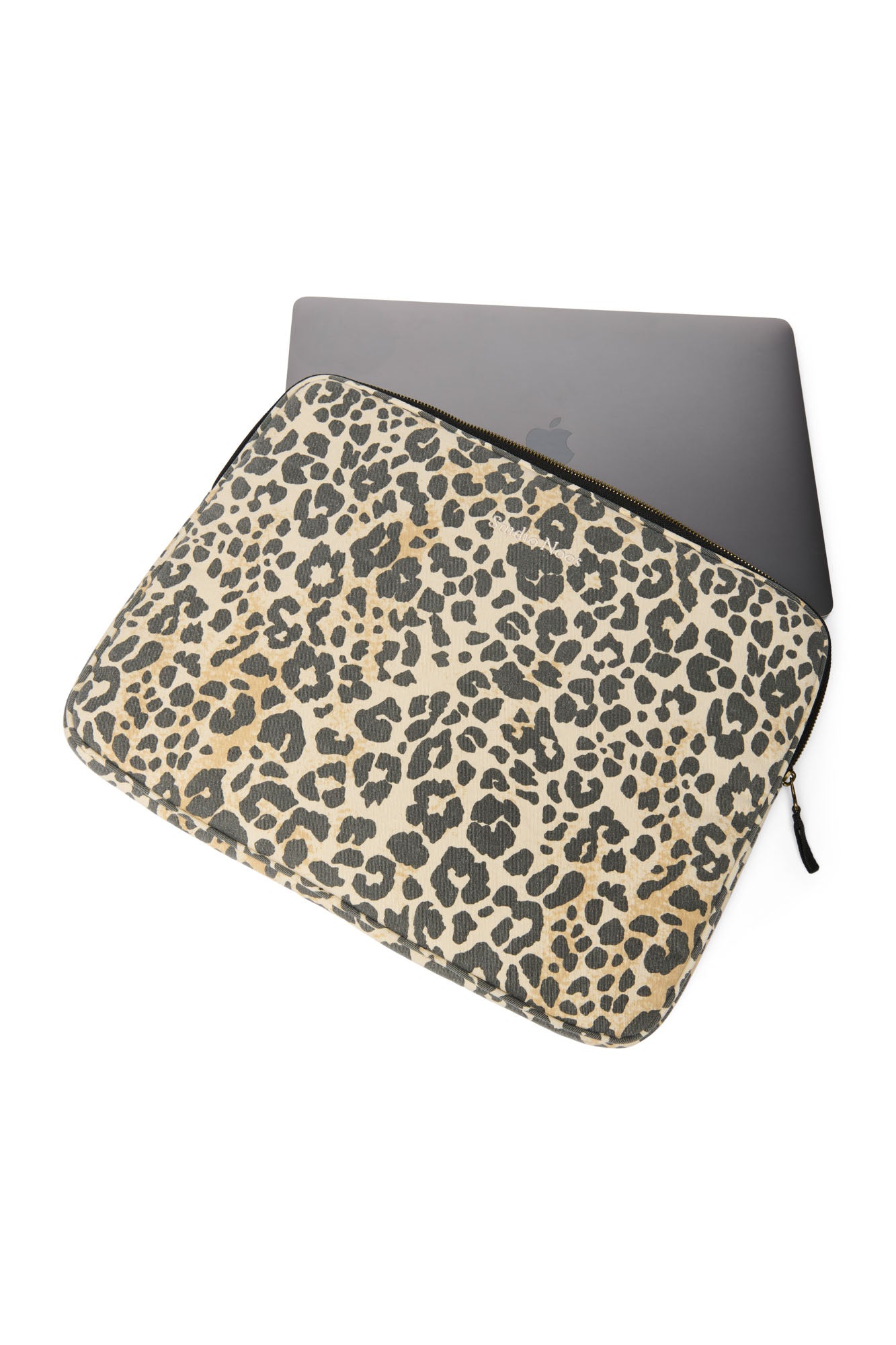 Studio Noos Soft Cotton Leopard Laptop Sleeve | 15inch