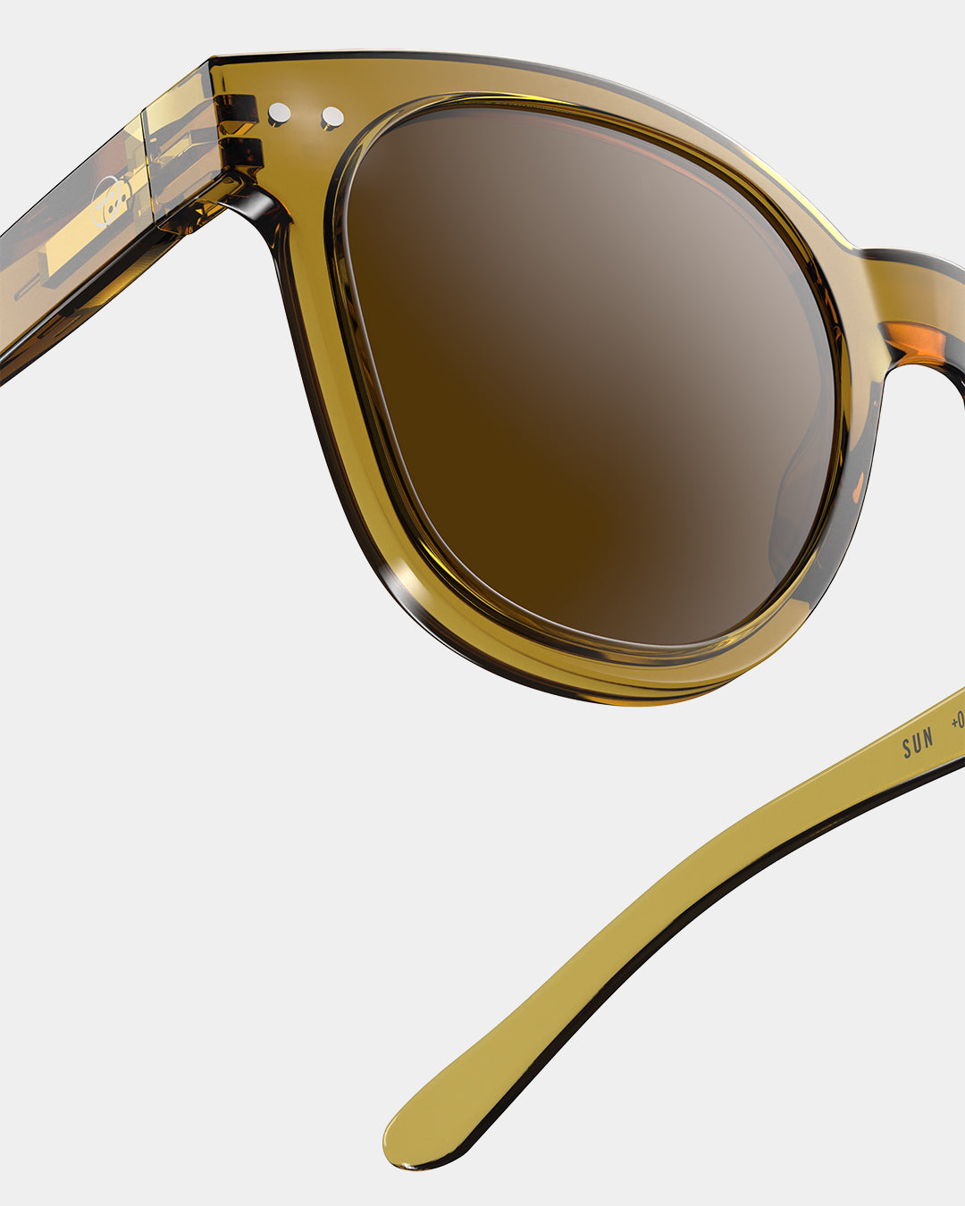 Izipizi Sonnenbrille Golden Green Lenses #N