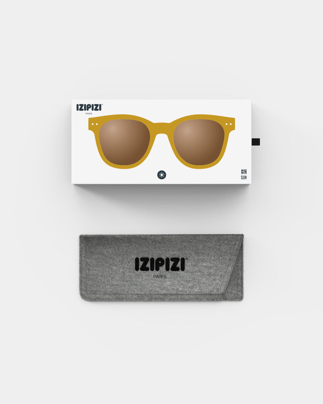 Izipizi Sonnenbrille Golden Green Lenses #N