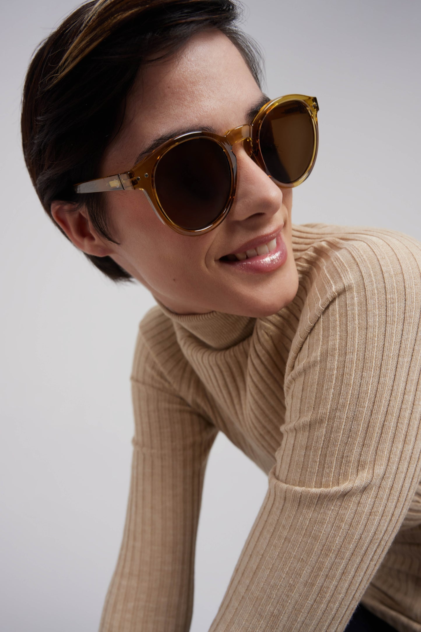 Izipizi Sonnenbrille Golden Green Lenses #N