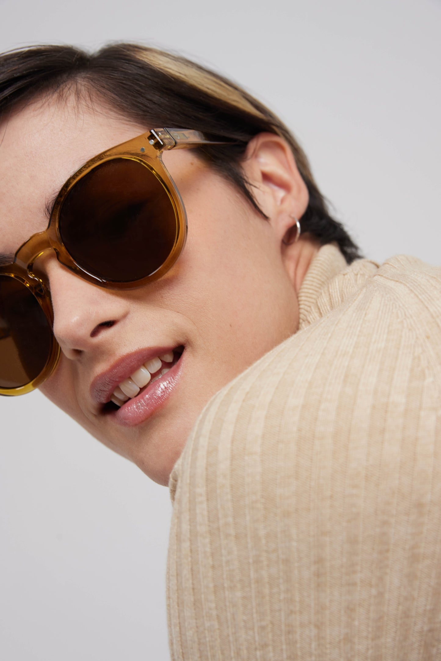 Izipizi Sonnenbrille Golden Green Lenses #N