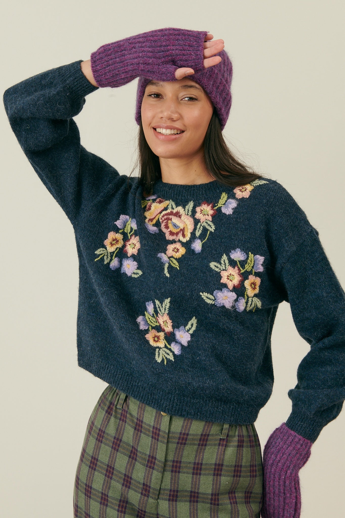Louise Misha Pulswärmer Zeliette Purple