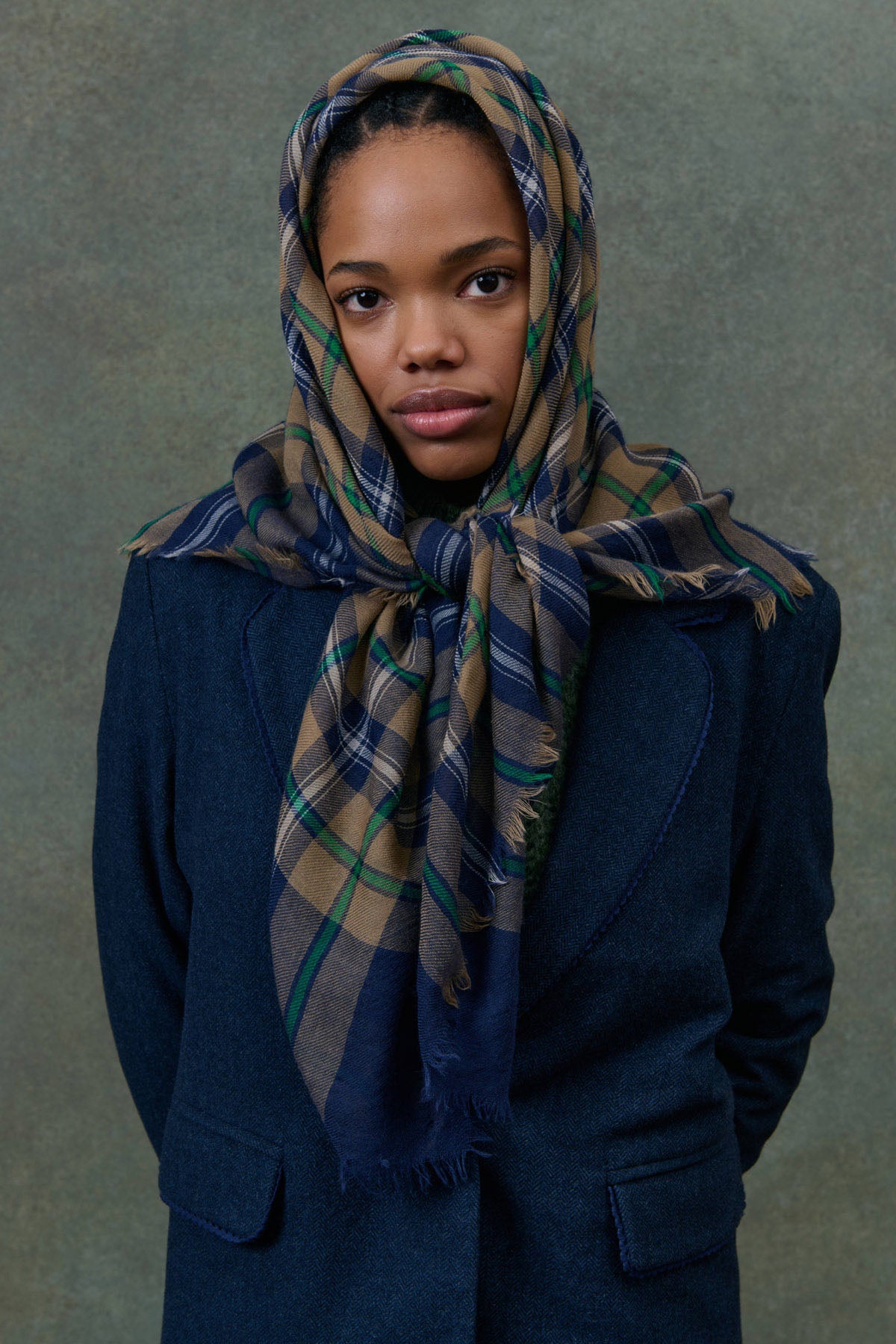 Louise Misha Wollschal Meknes Blue Checks