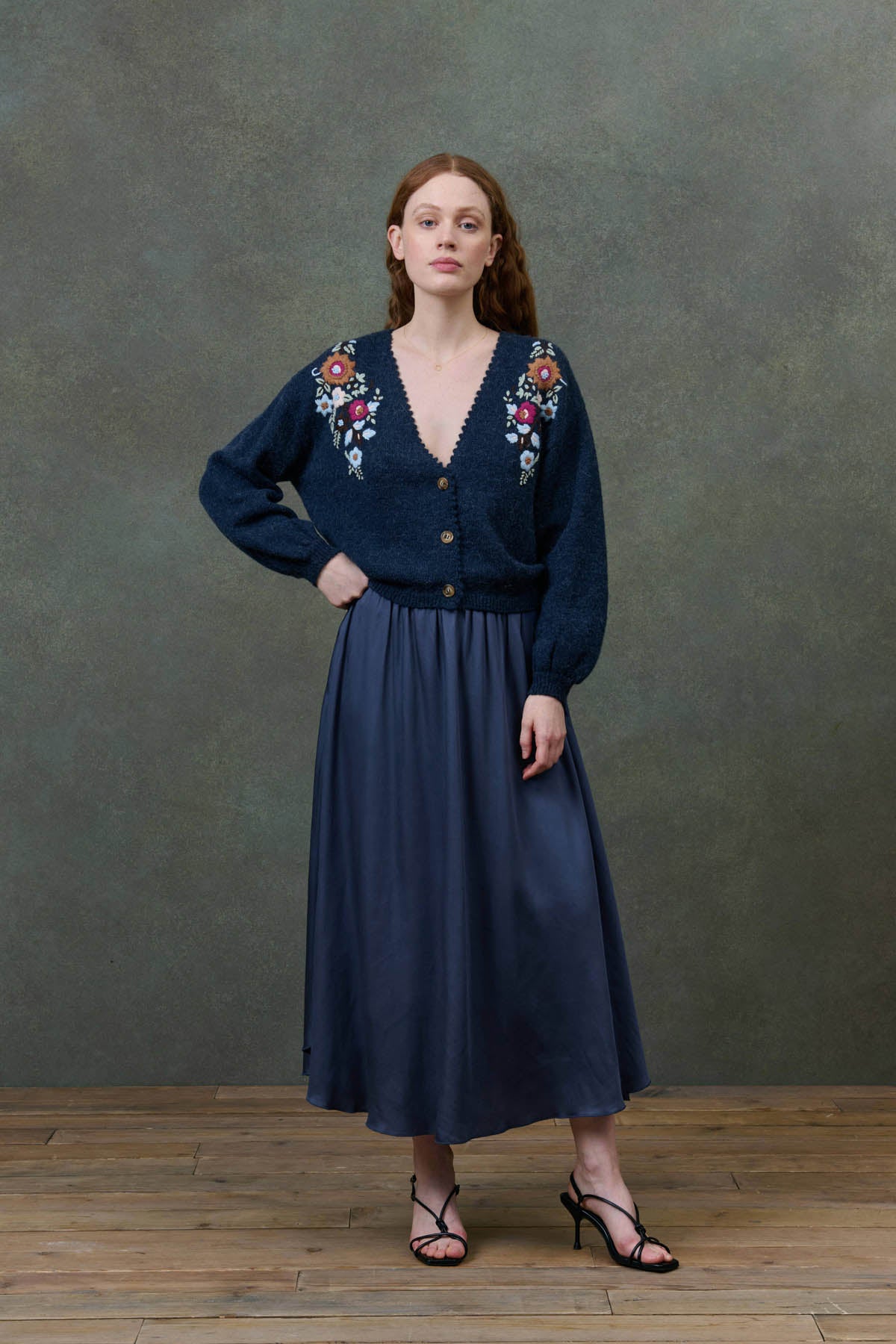 Louise Misha Cardigan Lunami Marine