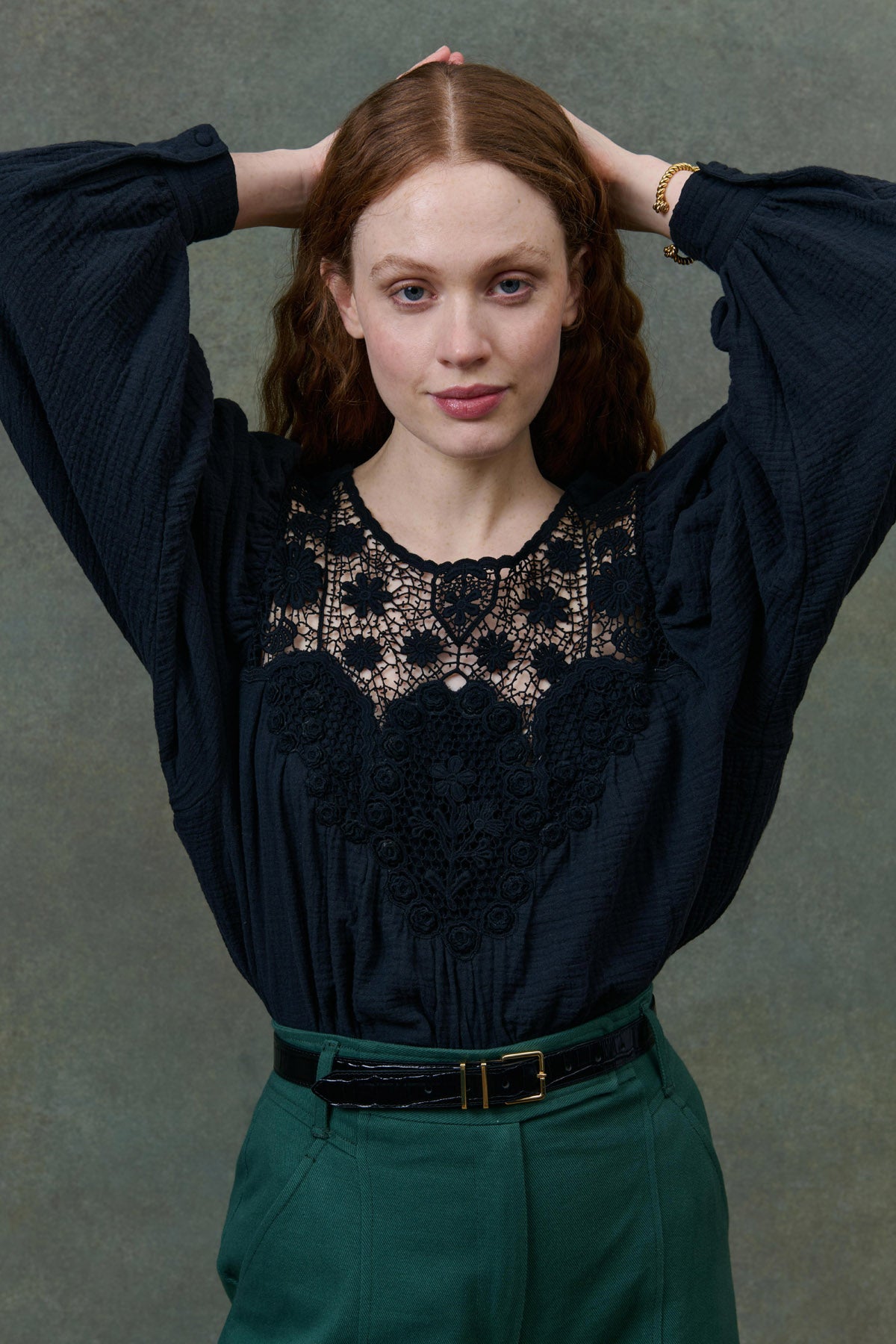 Louise Misha Bluse Riya Black