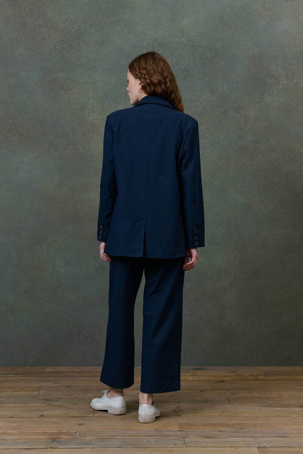 Louise Misha Hose Abuela Navy Dusk Chevron