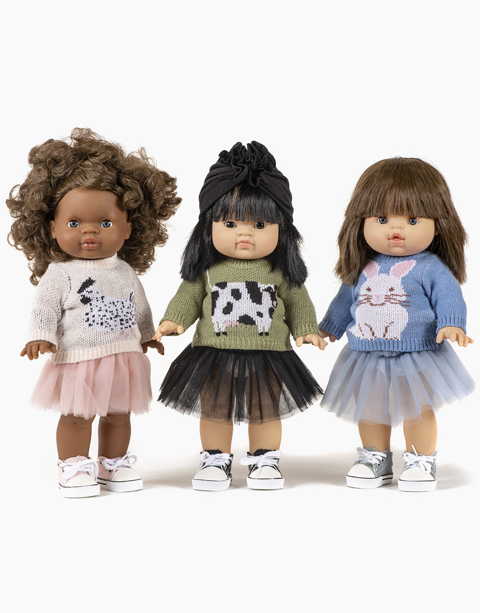 Minikane Puppen Strickpullover Bunny