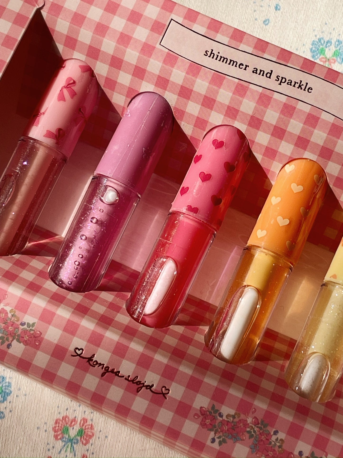 Konges Sløjd Glitter Lipgloss 5Stk