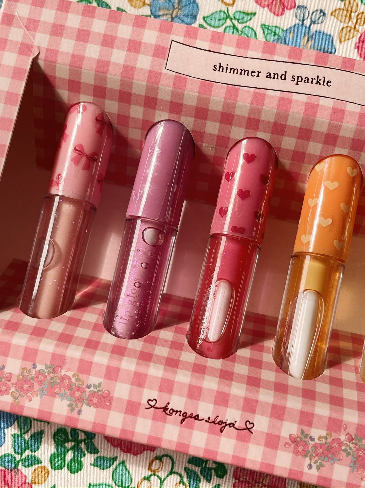 Konges Sløjd Glitter Lipgloss 5Stk