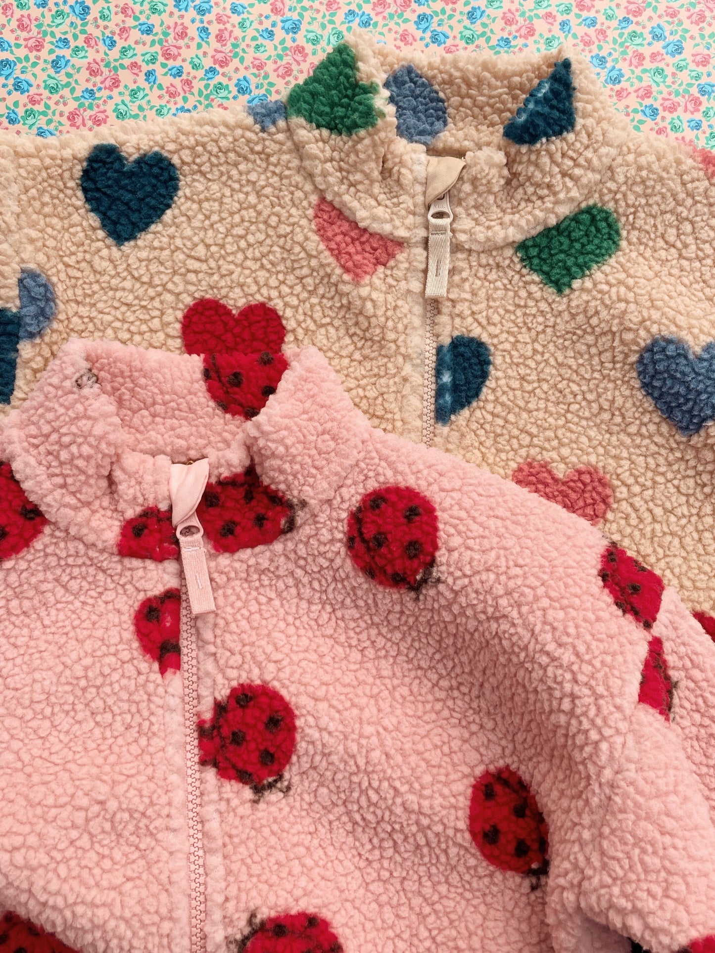 Konges Sløjd Teddy Jacke Jody Ladybug Pink