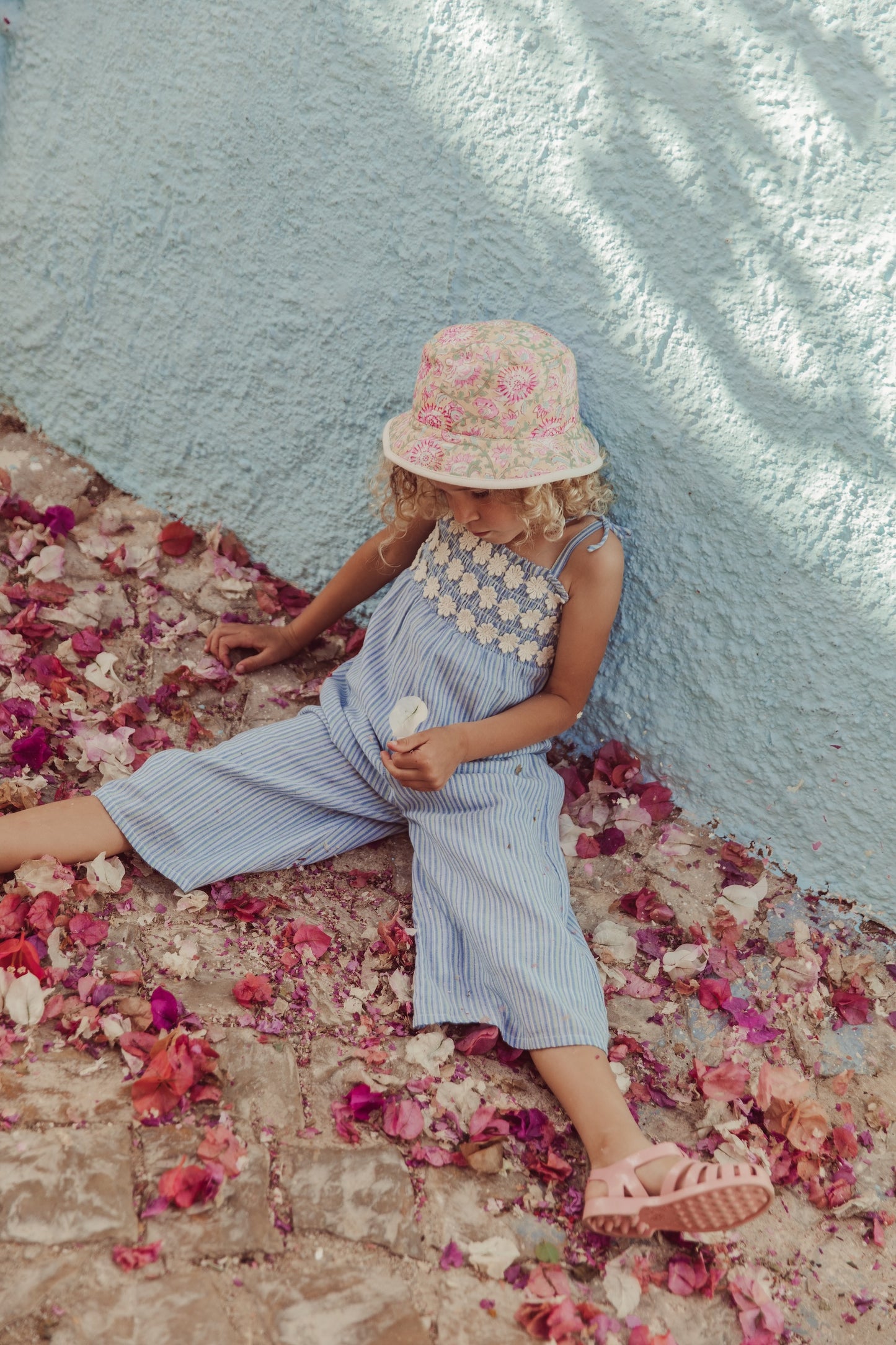Louise Misha Jumpsuit Morli Blue Parasol Stripes