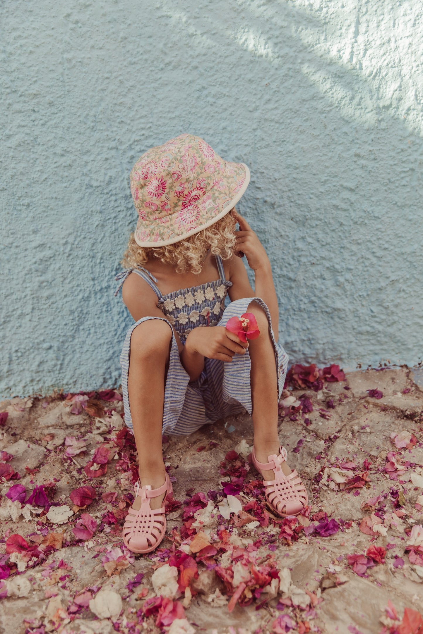 Louise Misha Jumpsuit Morli Blue Parasol Stripes