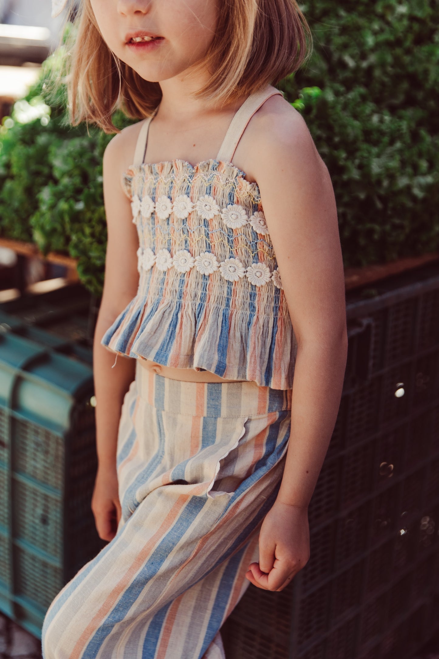 Louise Misha Hose Flor Sand Riviera Stripes