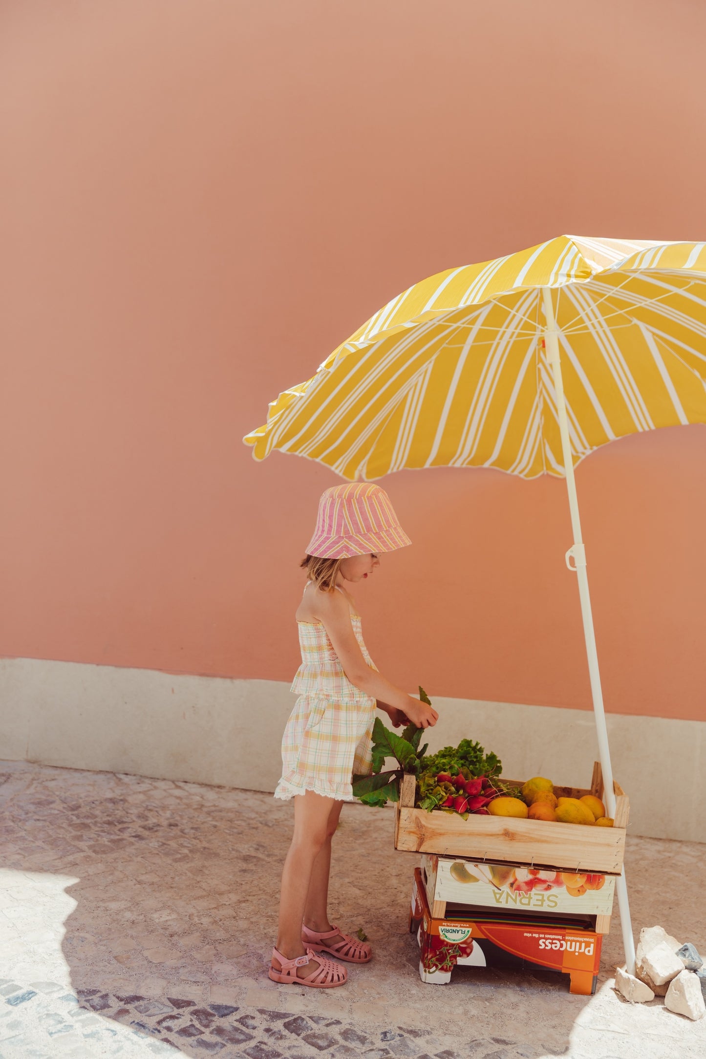 Louise Misha Shorts Vallaloid Yellow Positano Checks