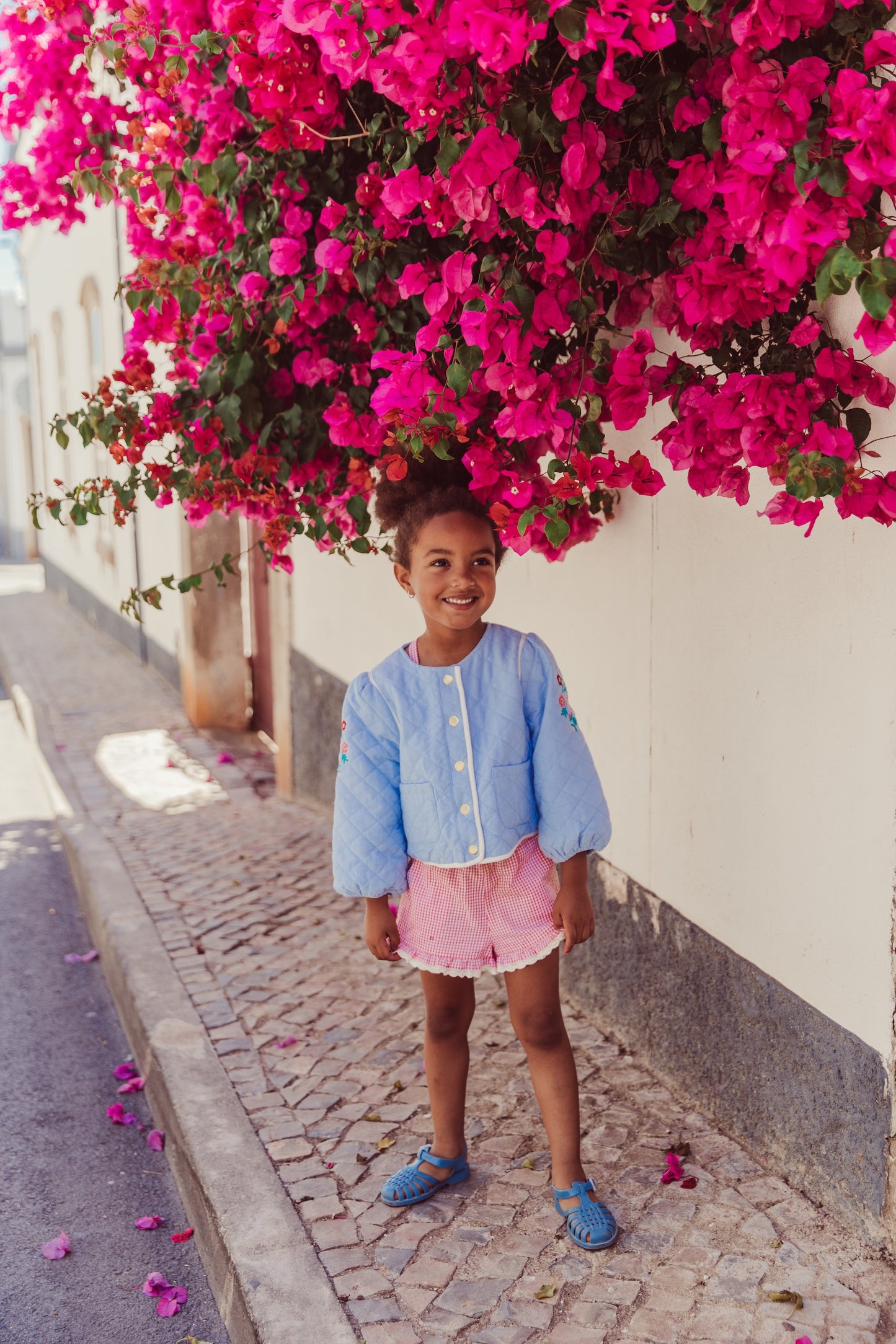 Louise Misha Shorts Vallaloid Pink Fragola Vichy