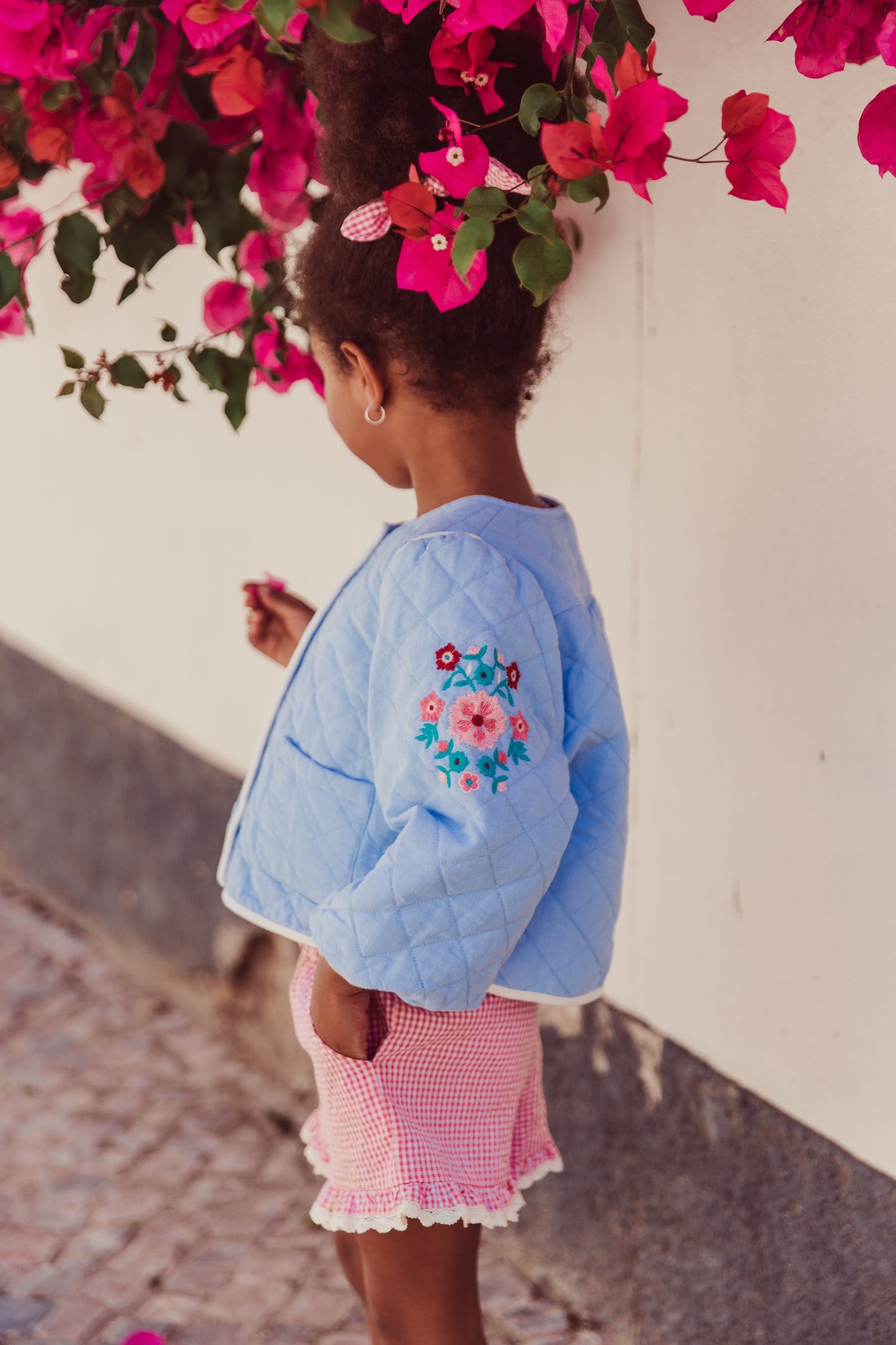 Louise Misha Shorts Vallaloid Pink Fragola Vichy