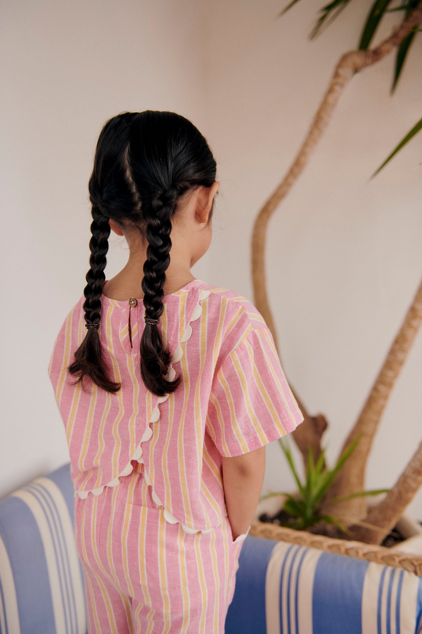 Louise Misha Hose Loukie Pink Gelato Stripes