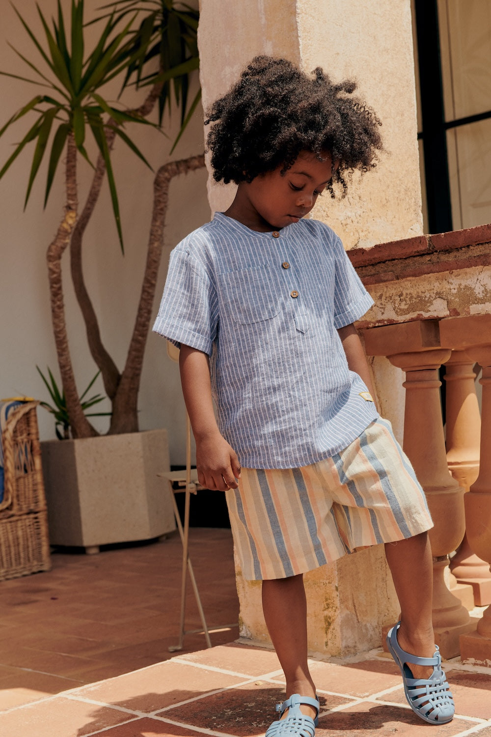 Louise Misha Shorts Obiki Sand Riviera Stripes