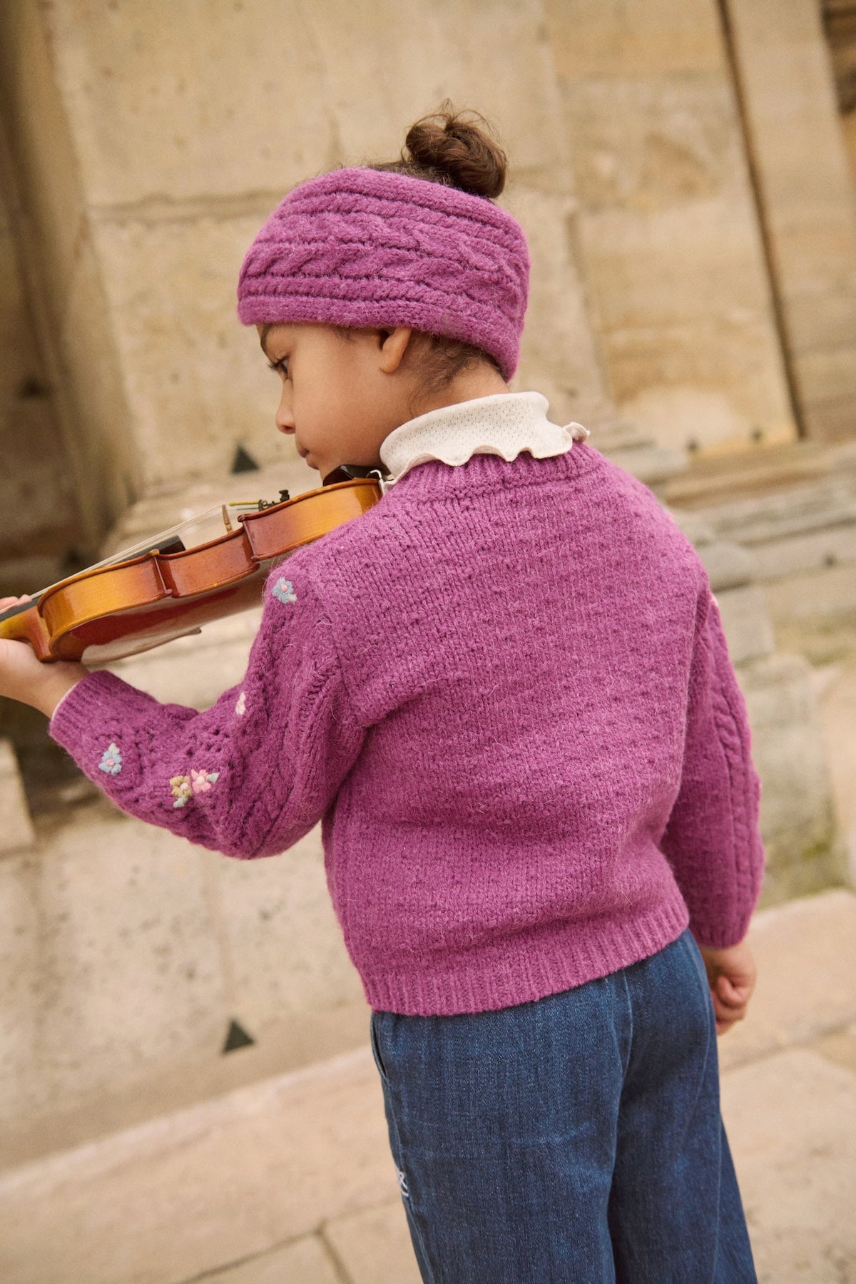Louise Misha Stirnband Sidony Raspberry