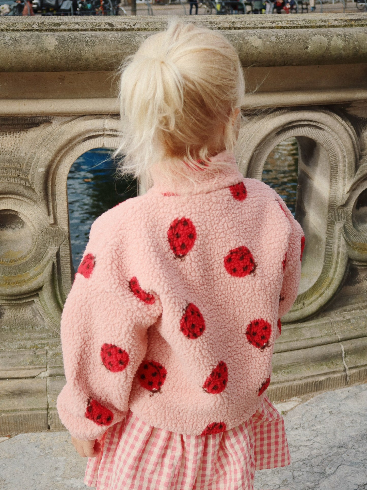 Konges Sløjd Teddy Jacke Jody Ladybug Pink