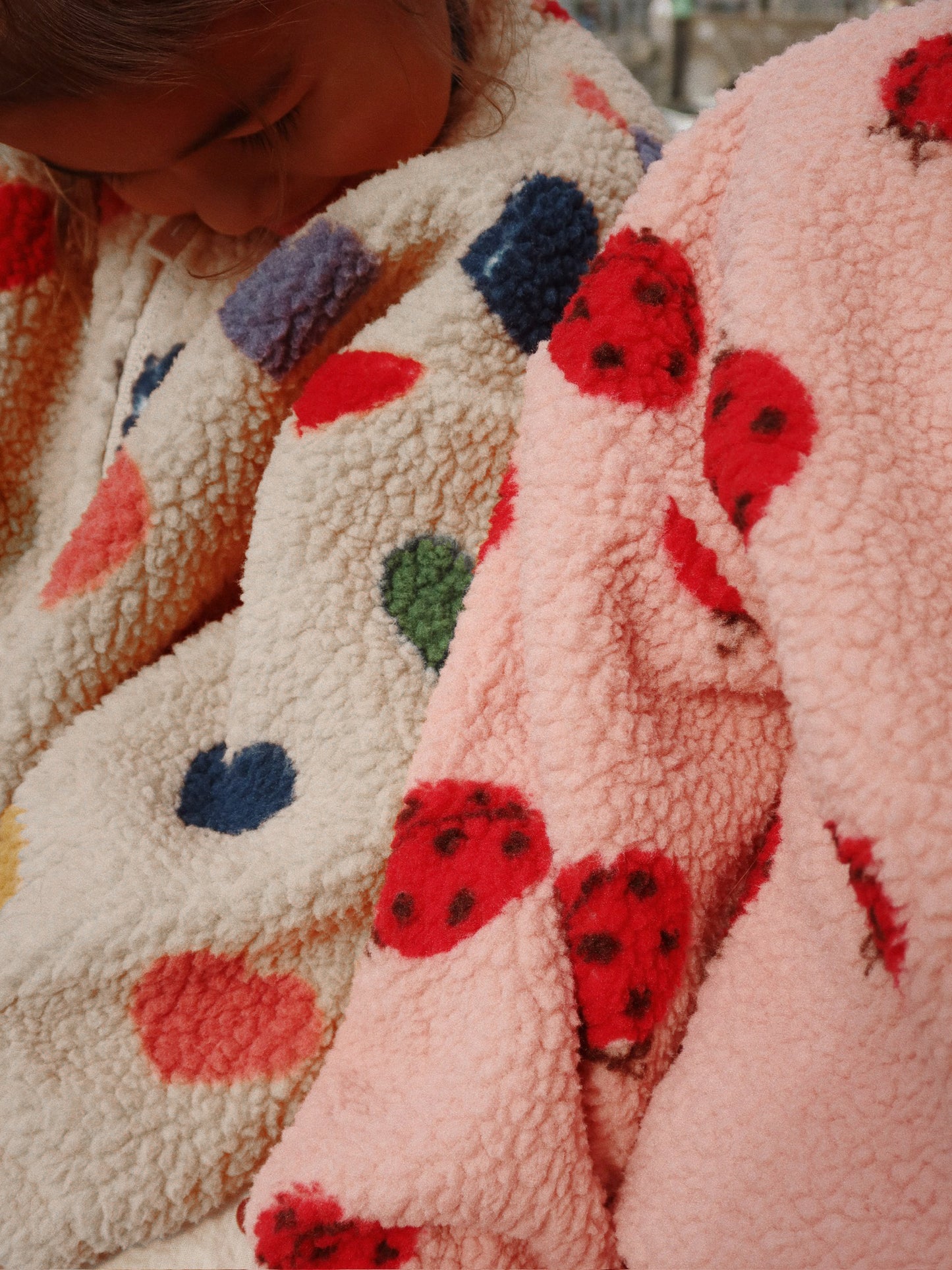 Konges Sløjd Teddy Jacke Jody Ladybug Pink