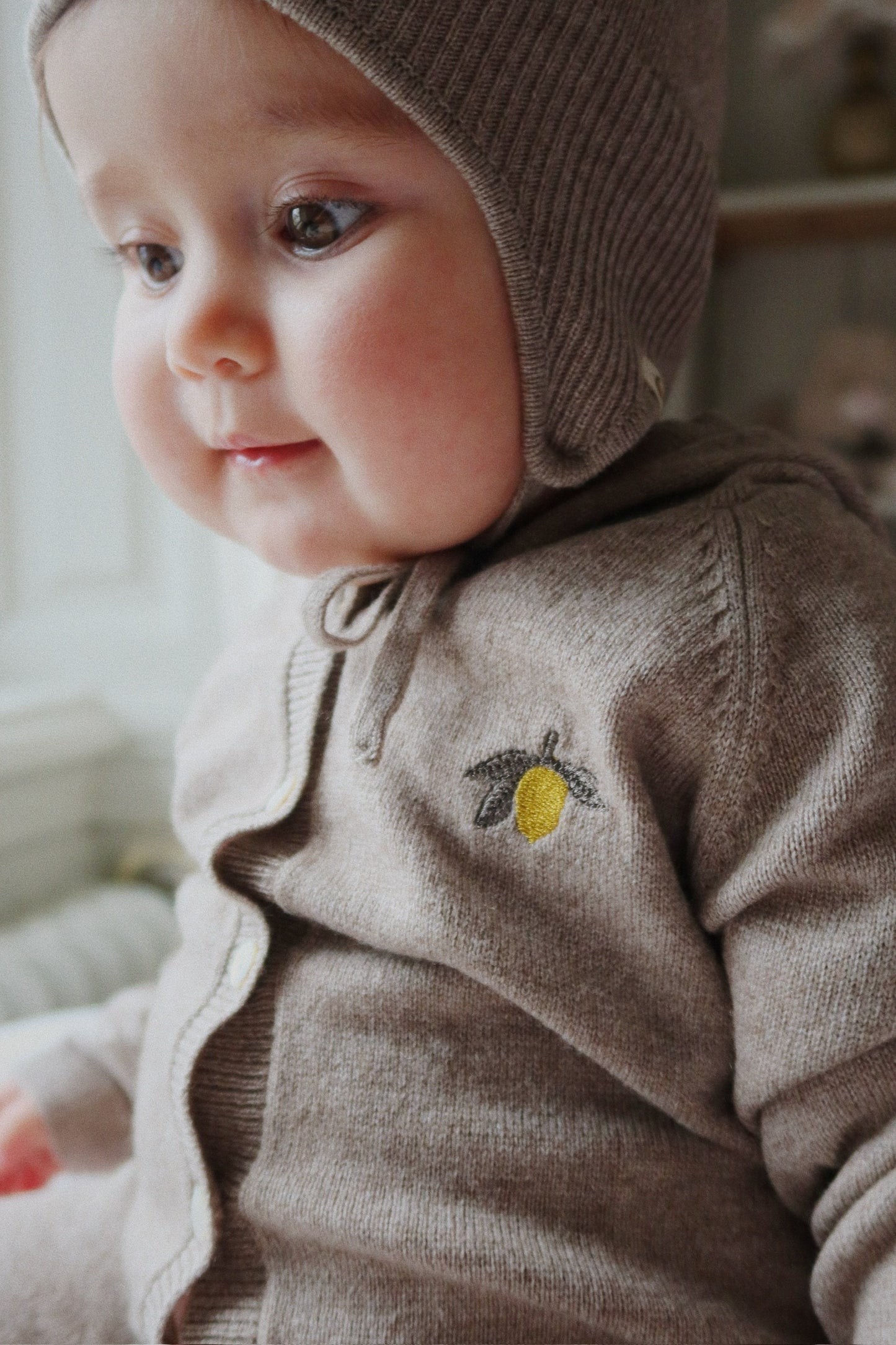 Konges Sløjd Strickmütze Mattou Light Brown