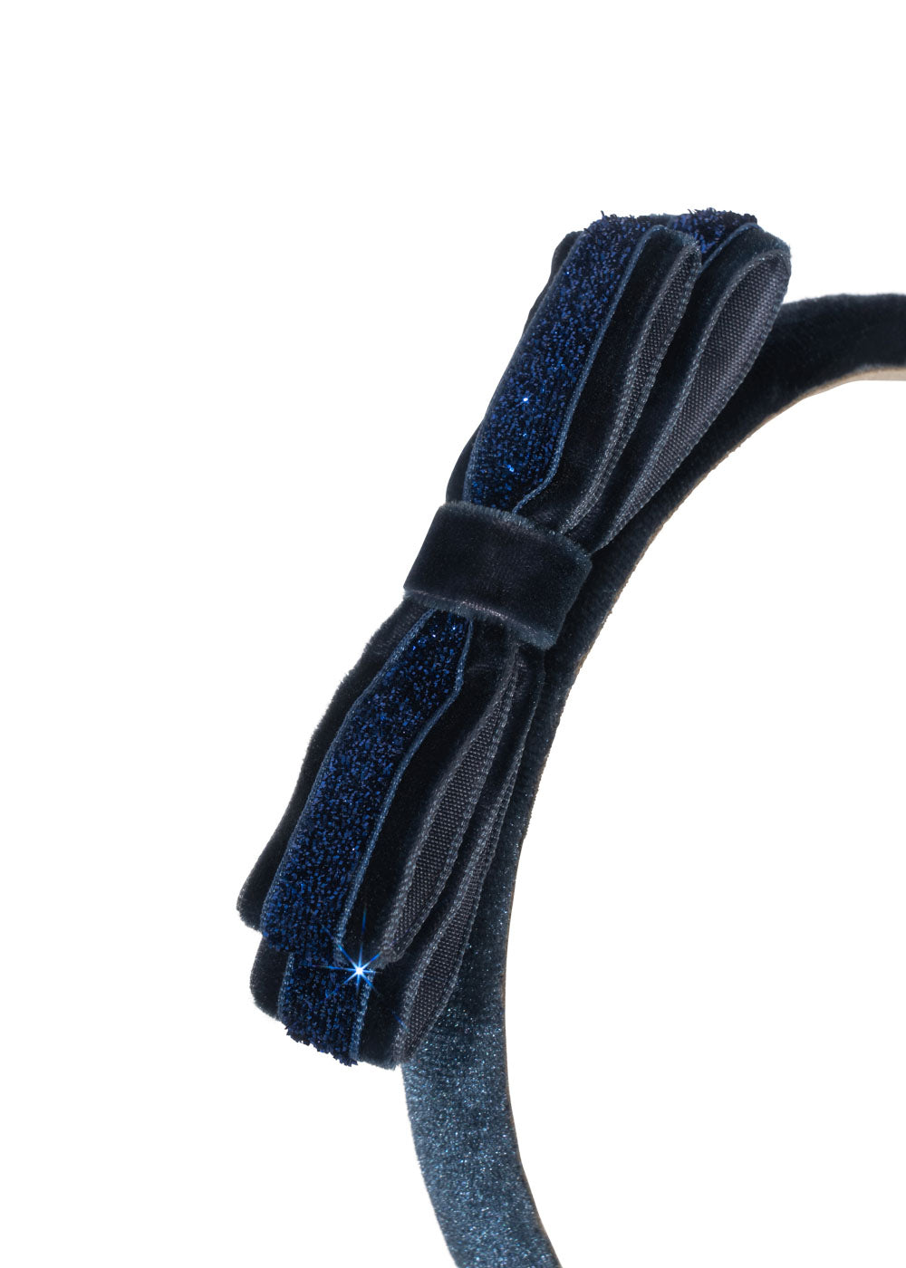 Konges Sløjd Velvet Bow Haarreif navy Blazer