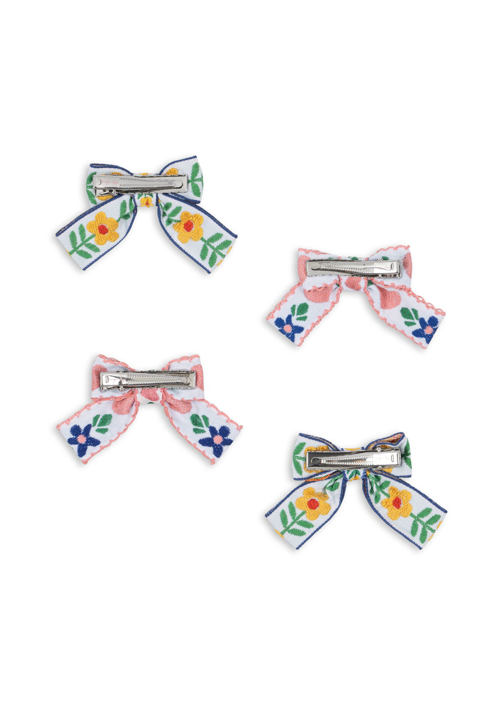 Konges Sløjd 4er Pack Haarclips Rose/White
