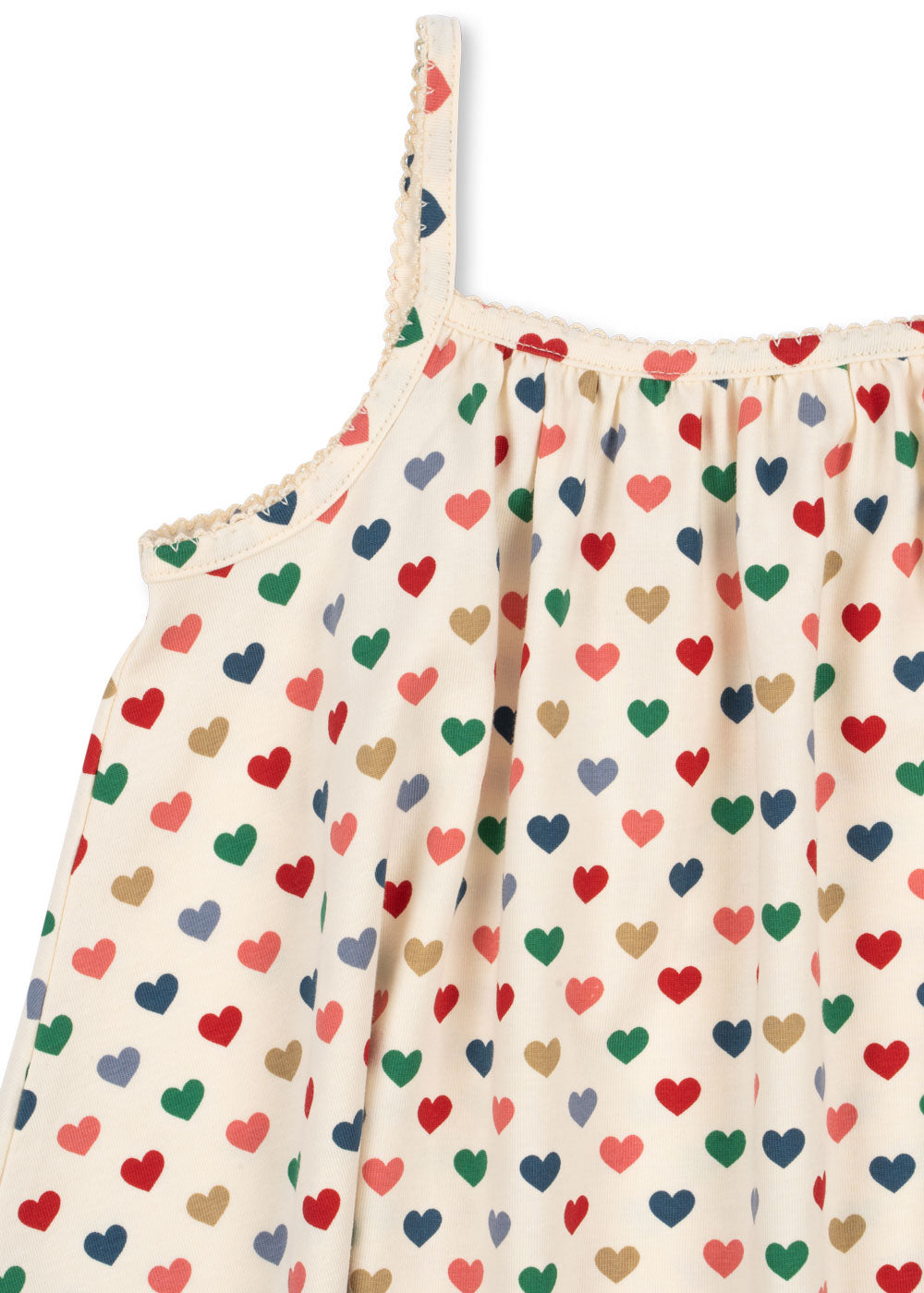 Konges Sløjd Basic Strap Kleid Coeur Coloré