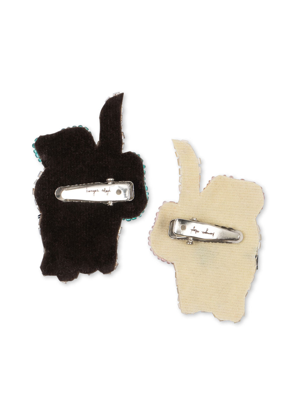 Konges Sløjd 2er Pack Bow Kitty Perlen Haarclips