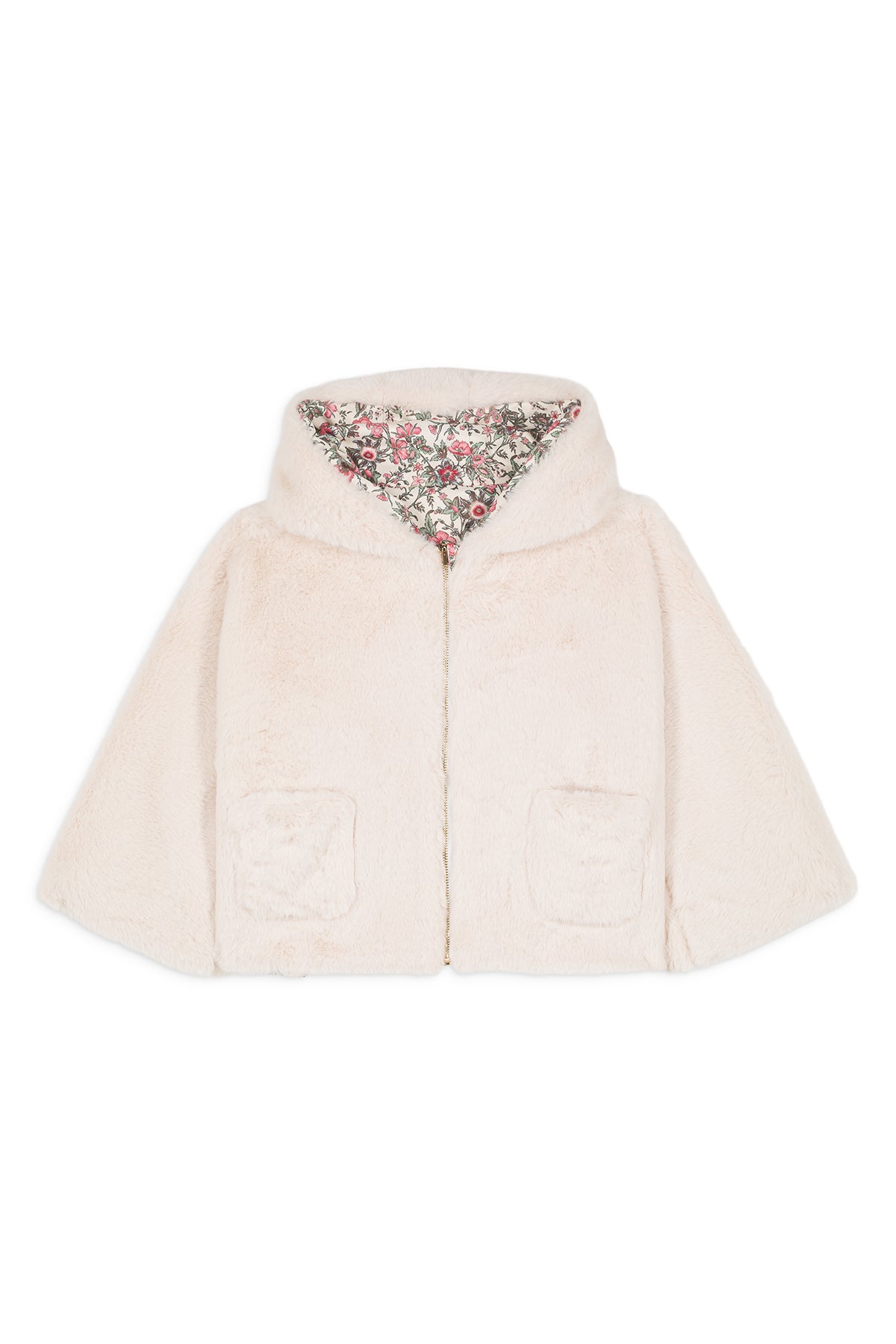 Louise Misha reversibler Mantel Ivory Ench Fields
