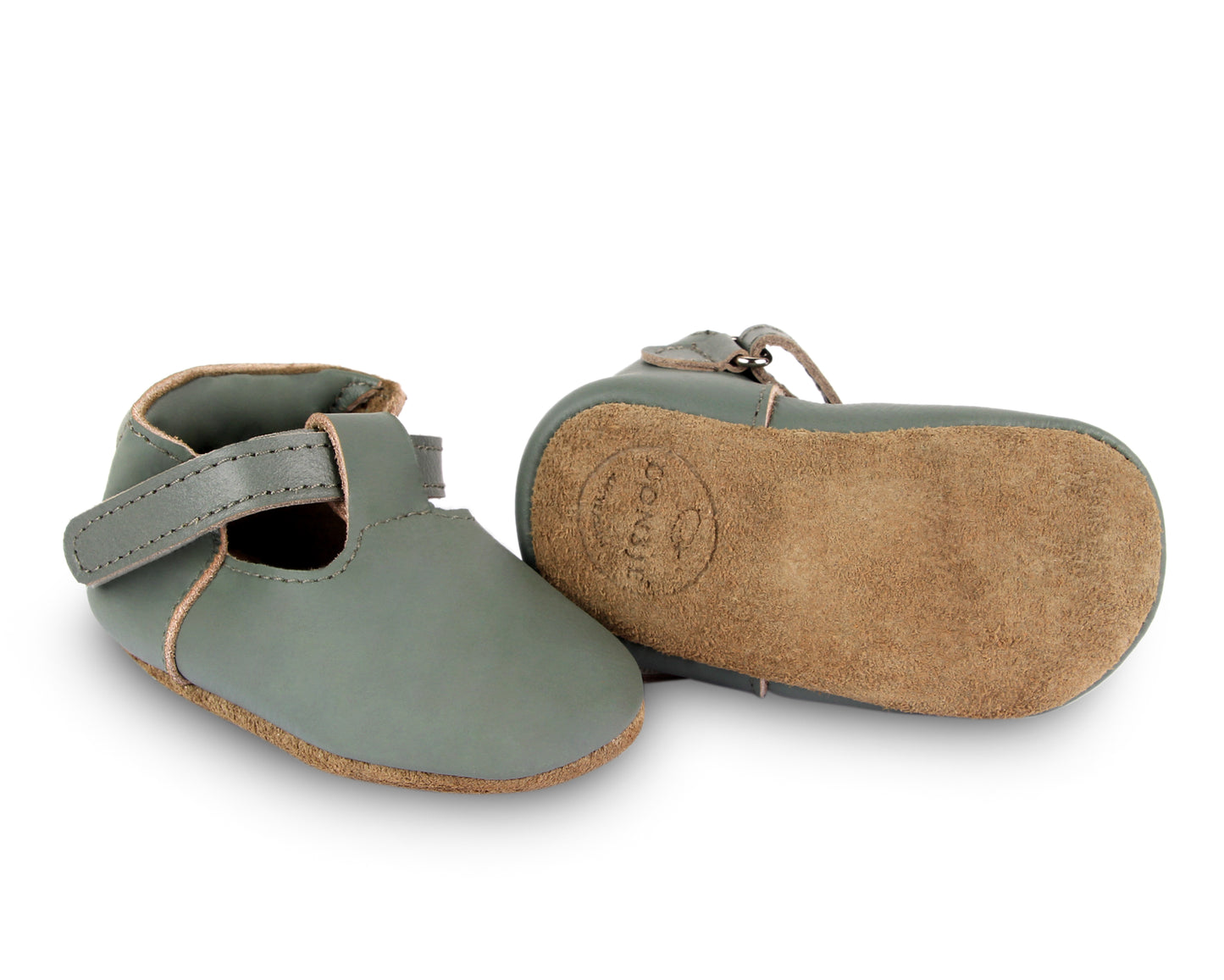 Donsje Babyschuhe Elia Green Bay Leather