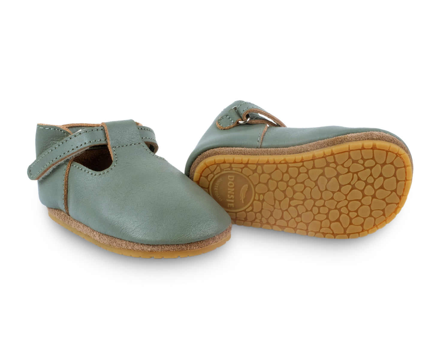 Donsje Babyschuhe Elia Green Bay Leather