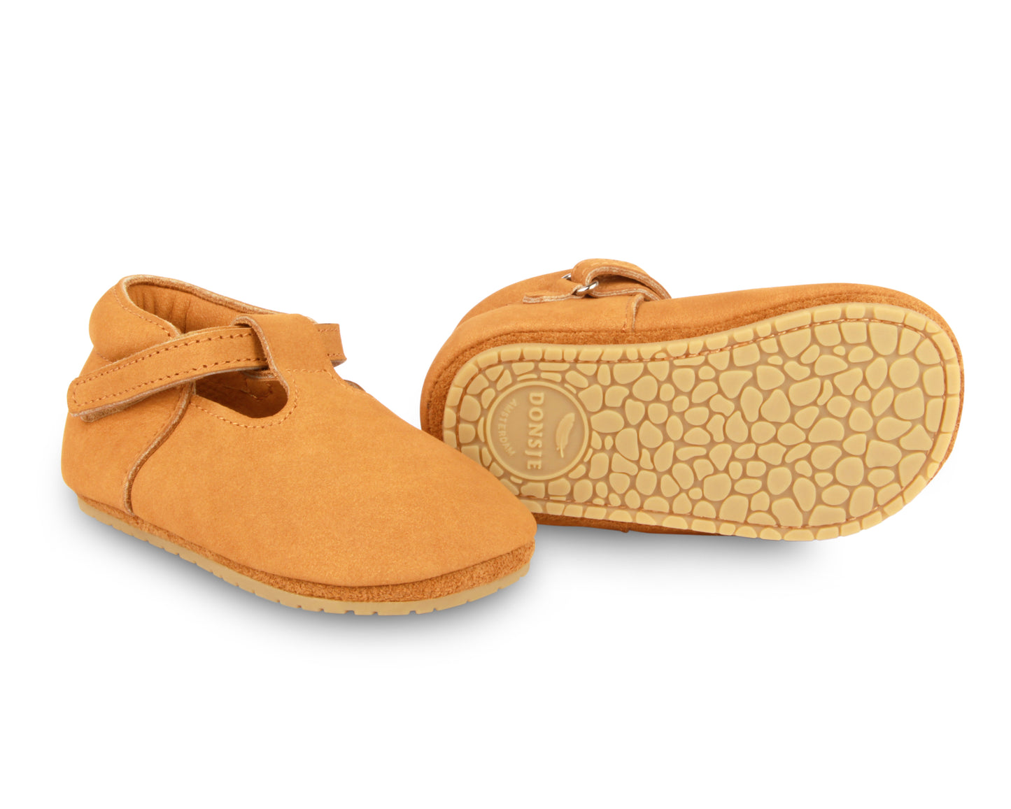 Donsje Babyschuhe Elia Caramel Nubuck