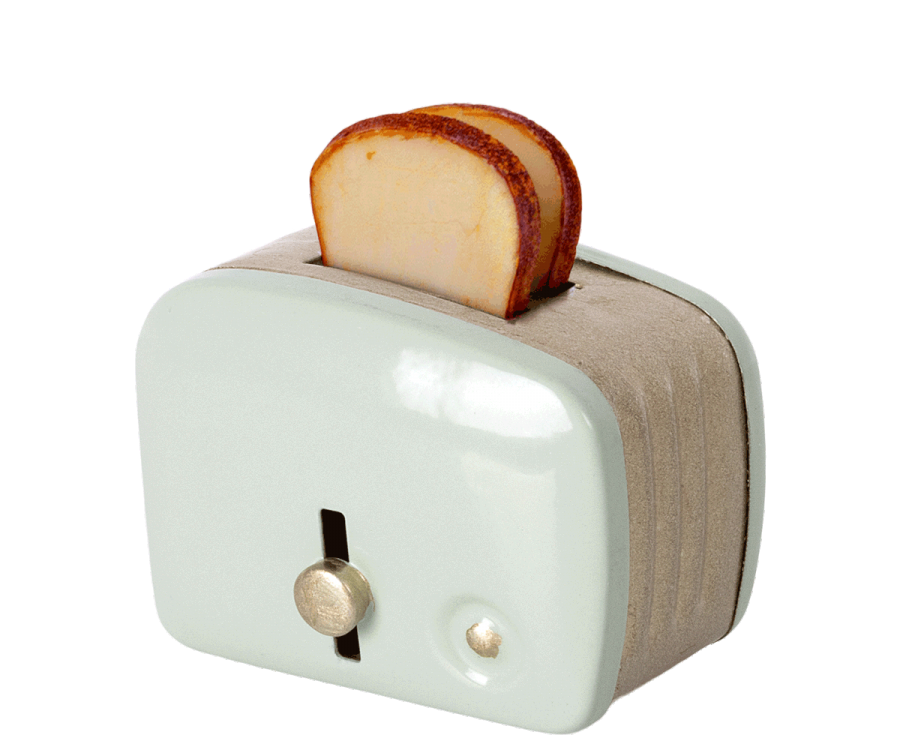 Maileg Miniatur Toaster & Brot Mint
