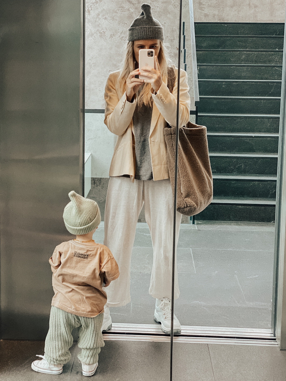 Studio Noos Brown Teddy Mom Bag