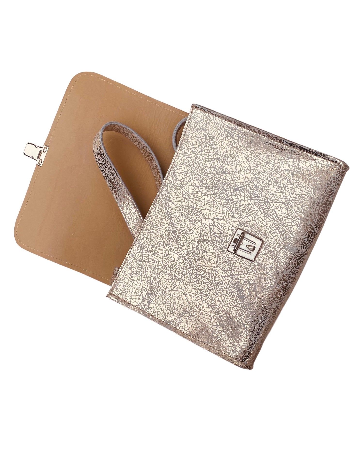 Rehovot Kindergartentasche Glitzer Gold