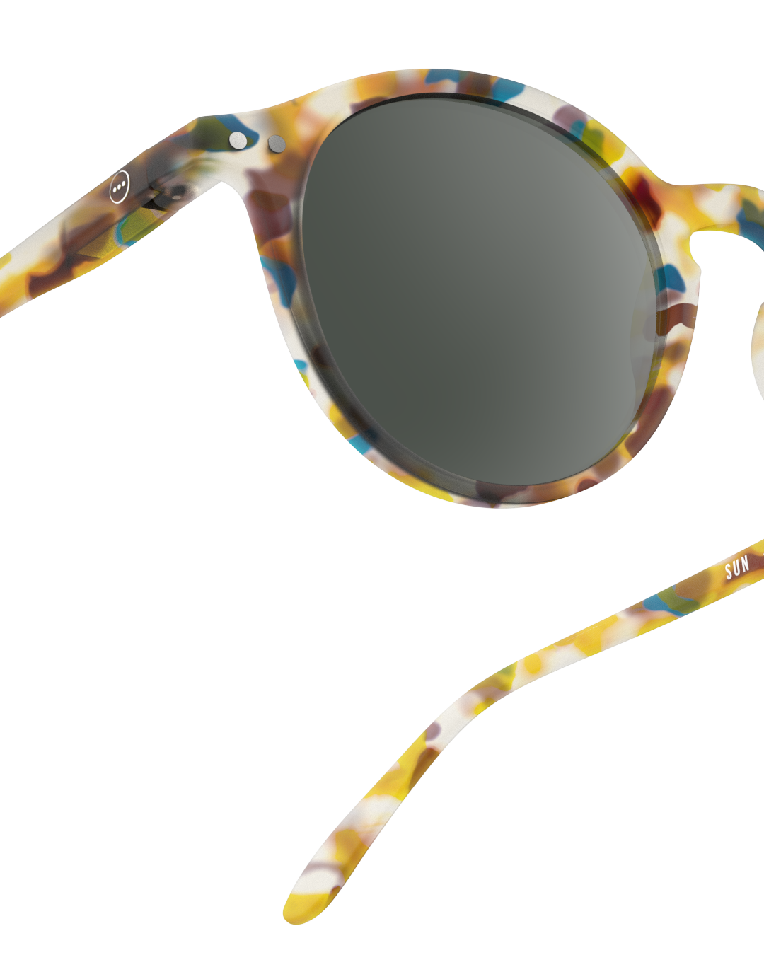 Izipizi Sonnenbrille Blue Tortoise Sun Grey Lenses #D