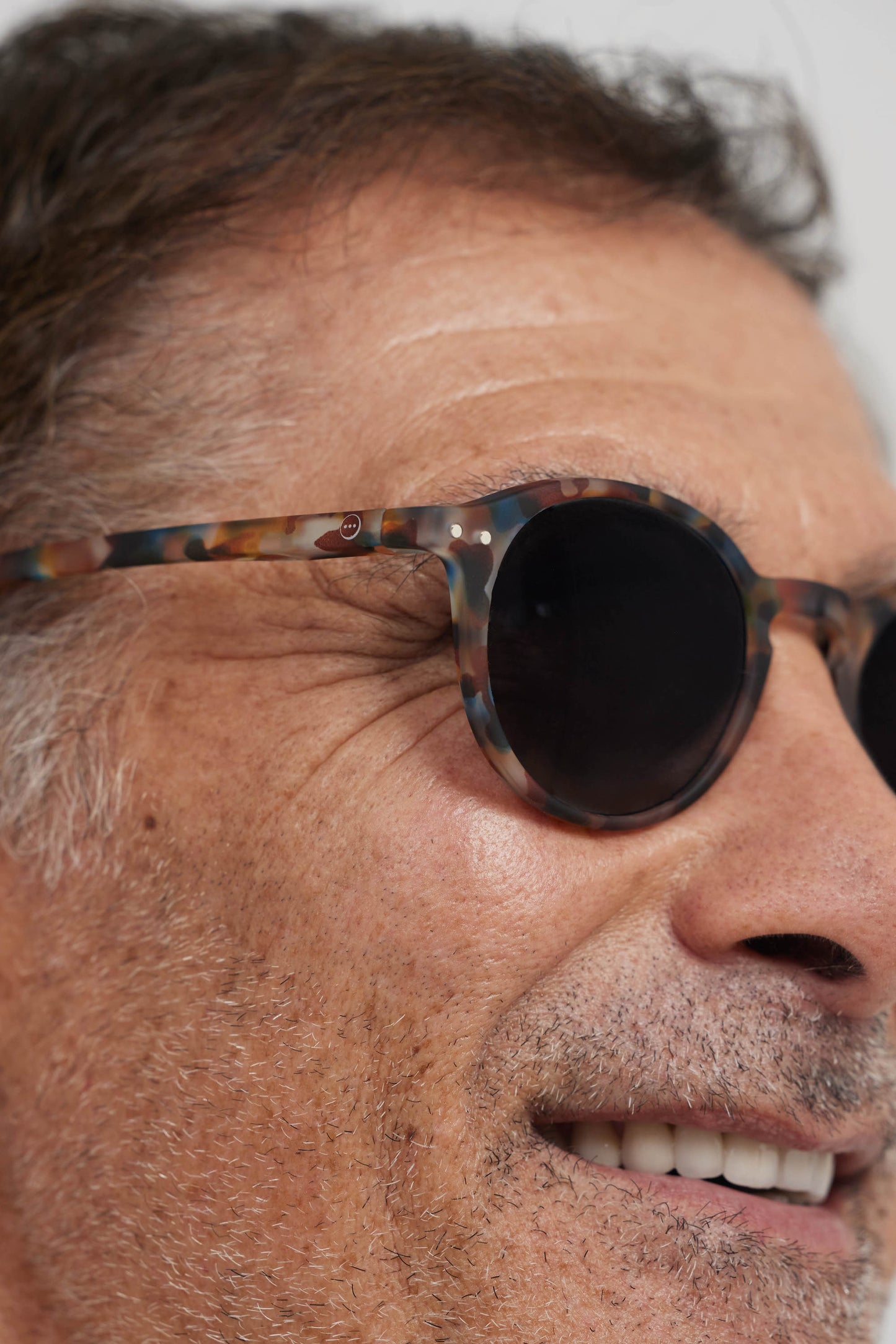 Izipizi Sonnenbrille Blue Tortoise Sun Grey Lenses #D