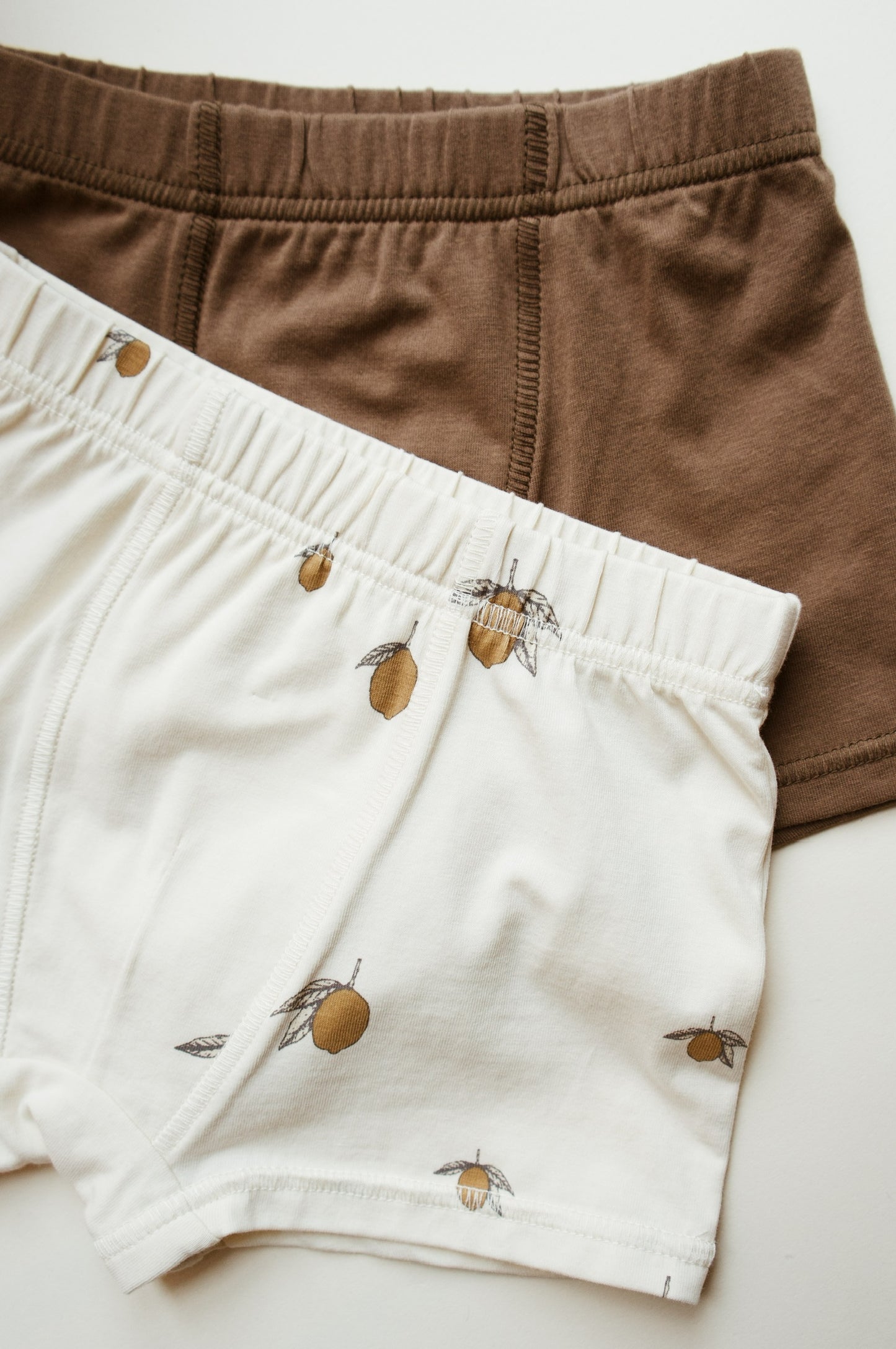 Konges Sløjd Basic 2er Pack Boy Boxershorts Lemon/Shitake