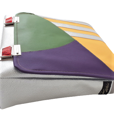 Medusa Schultasche Pop Silber Gelb Olive