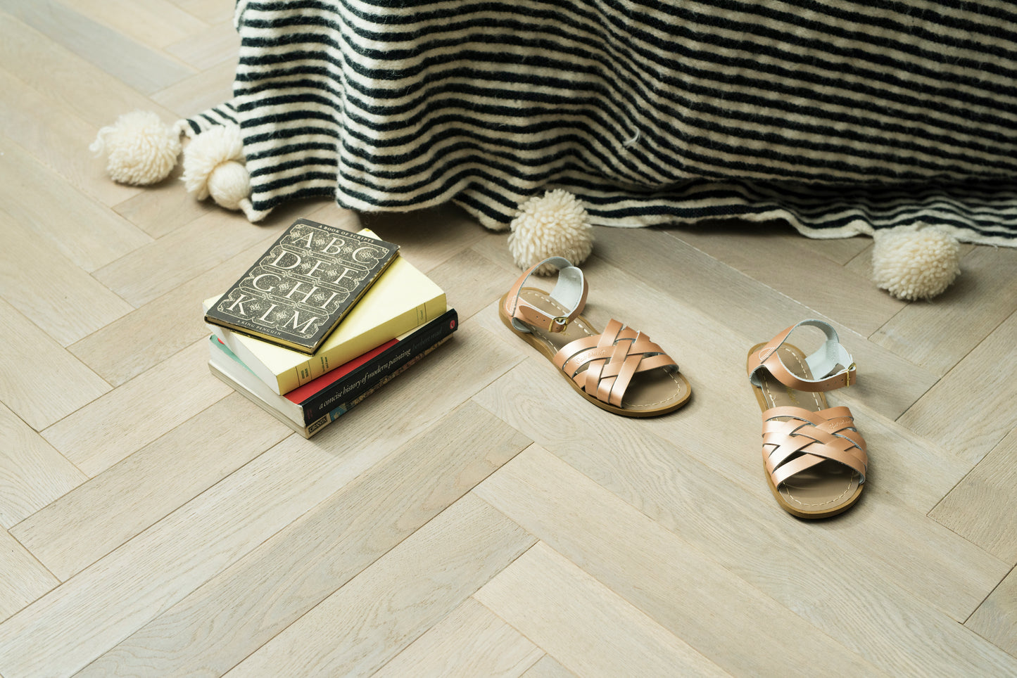 Salt-Water Sandals Retro Rosegold