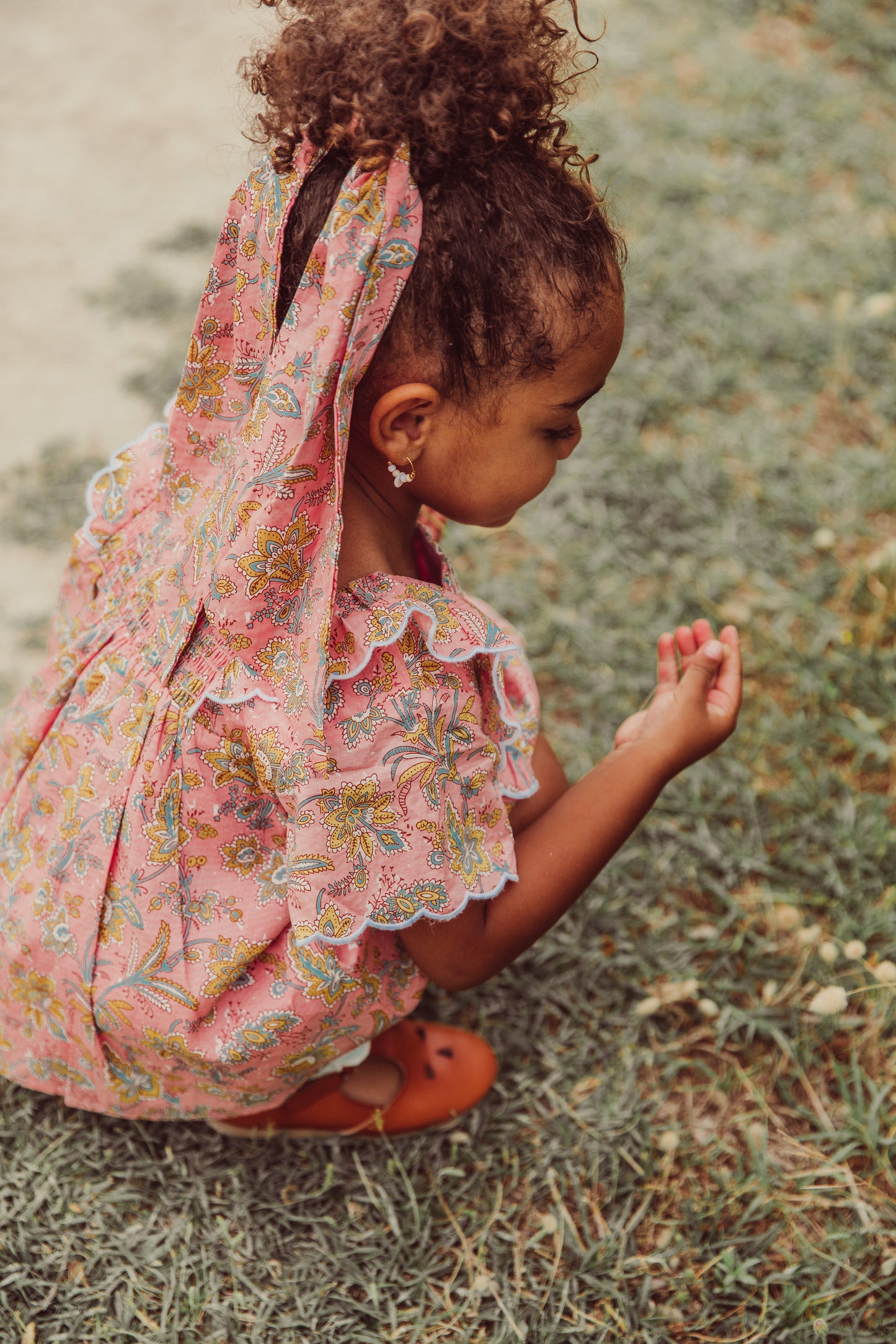 Louise Misha Scrunchie Akimmi Pink Riviera