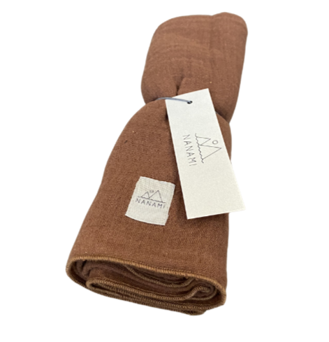 Nanami Musselintuch Brown Uni