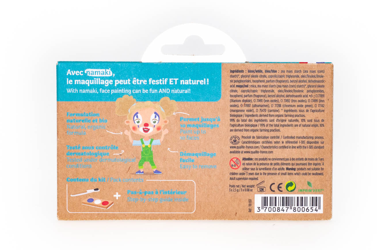 Namaki Schminkset Clown et Arlequin