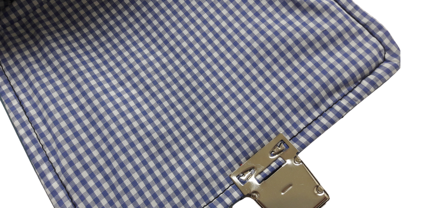 Medusa Kindergartentasche Hellblau mit Blumen