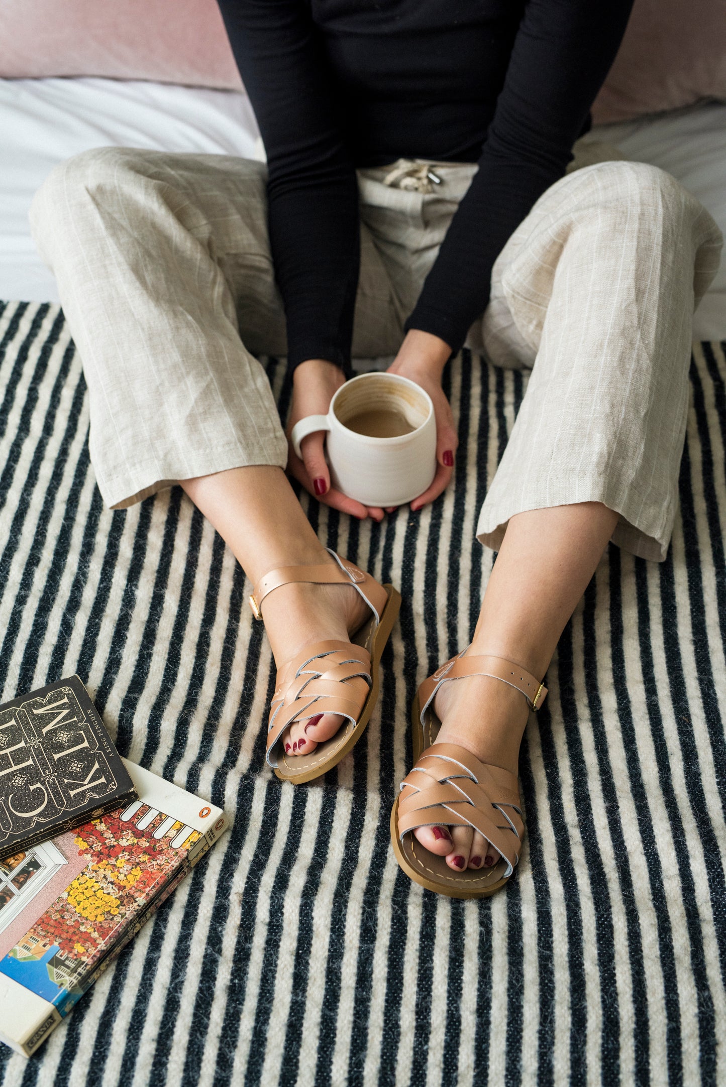 Salt-Water Sandals Retro Rosegold