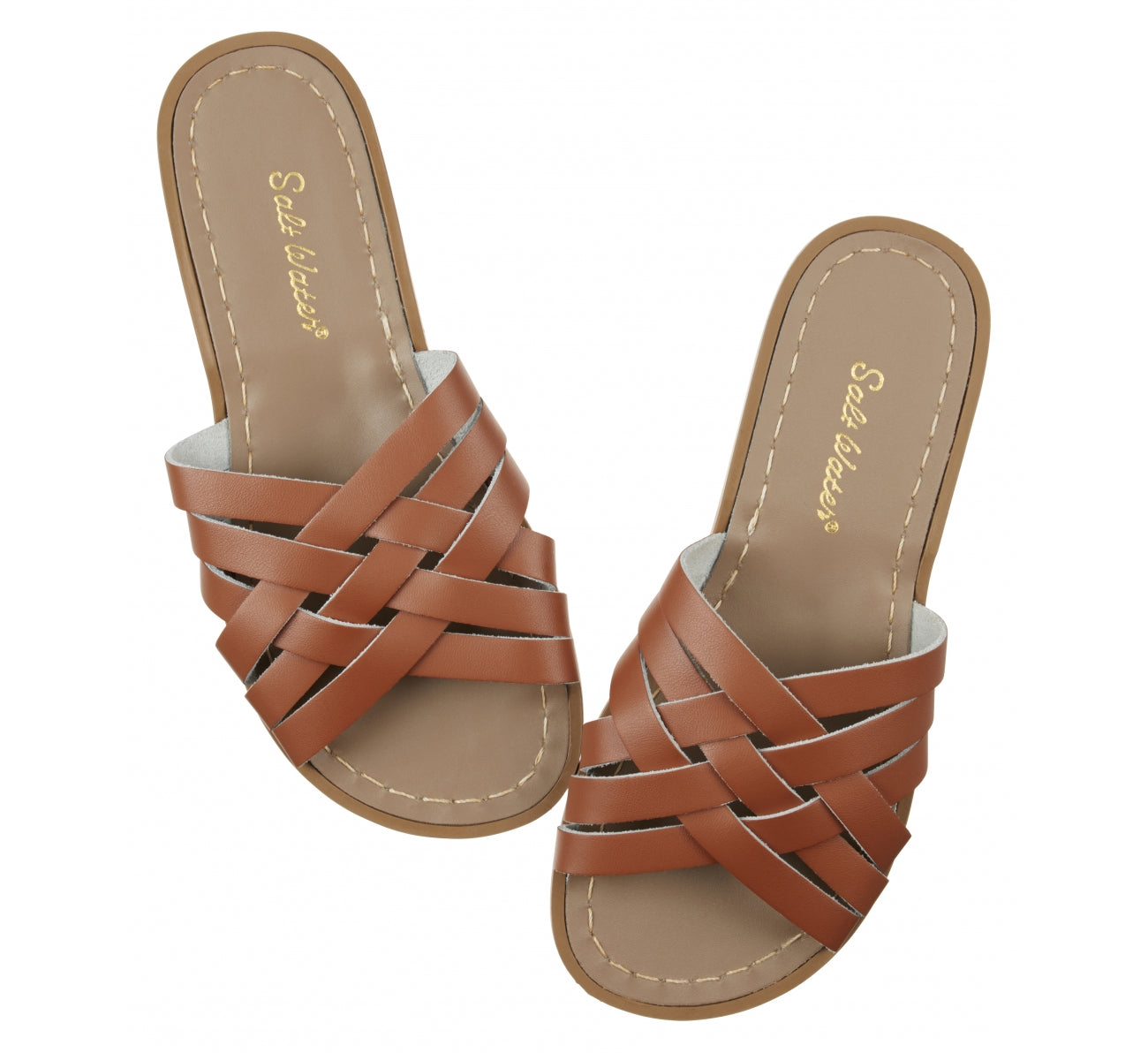 Salt-Water Sandals Retro Slide Tan