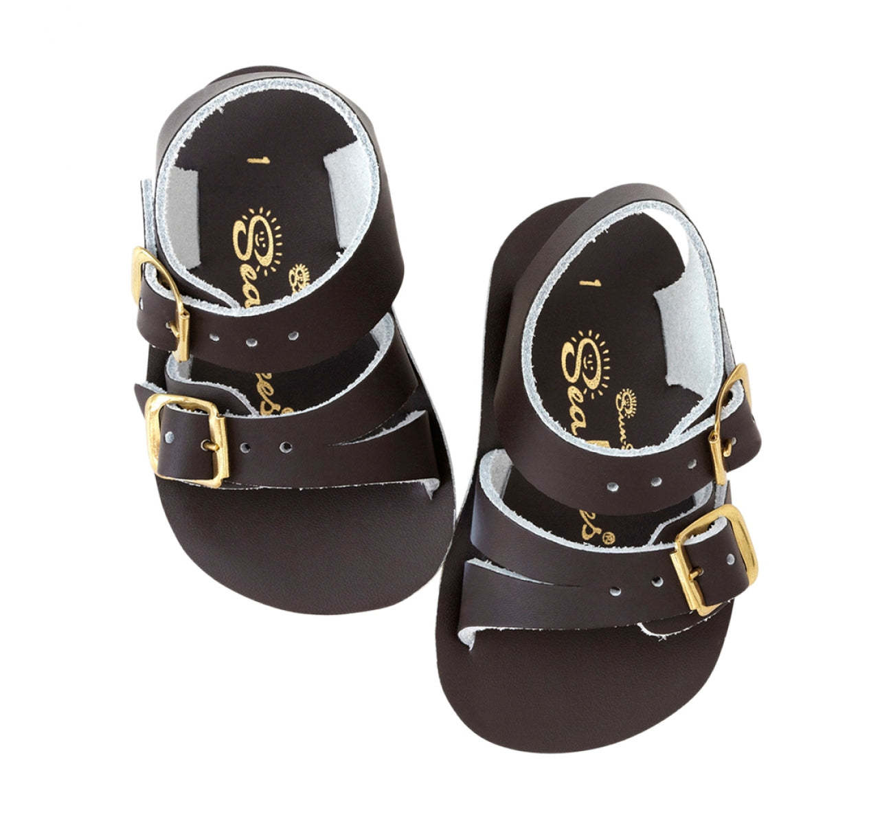 Salt-Water Sandals Sea Wee Brown