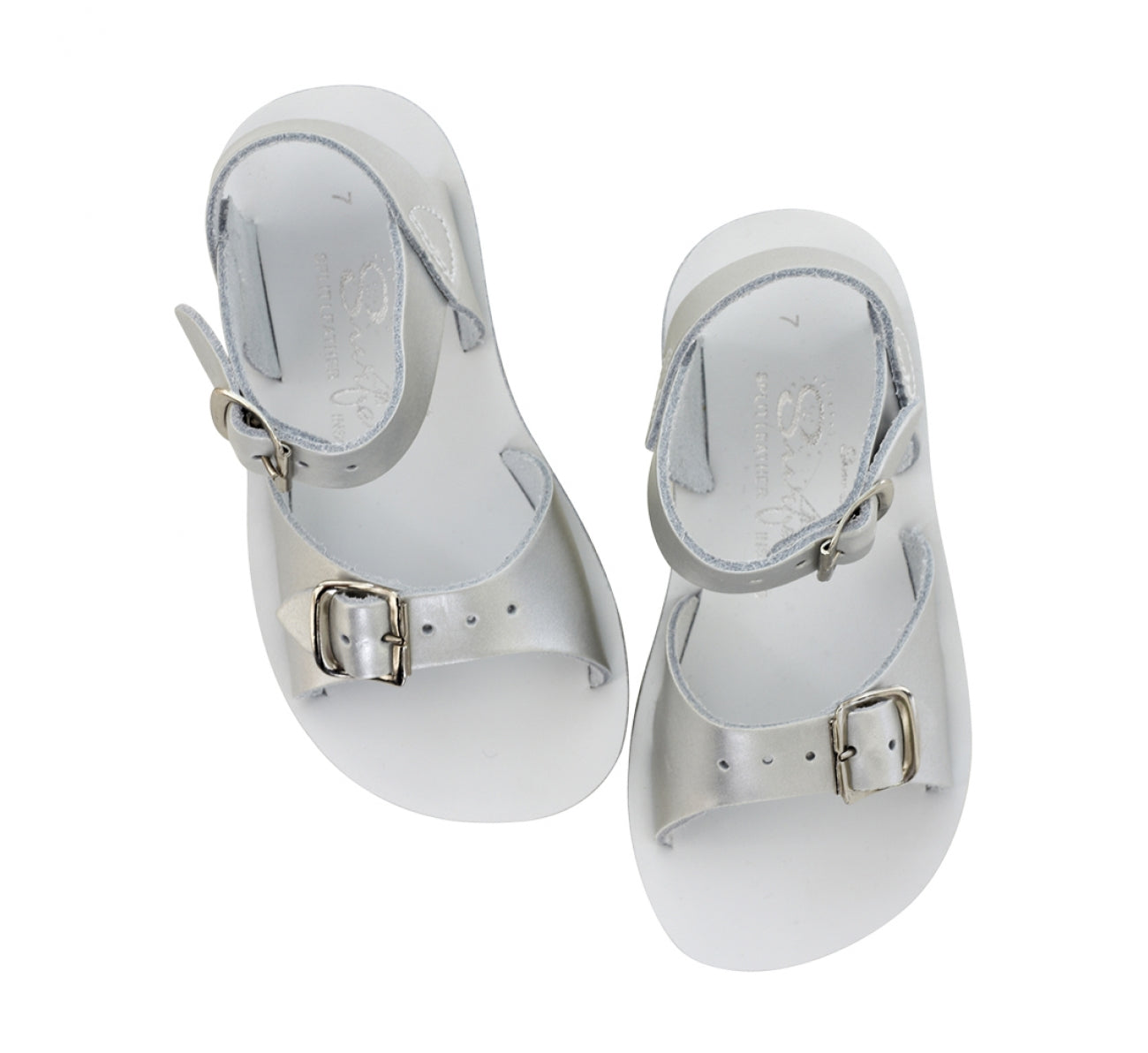 Salt-Water Sandals Surfer Silver